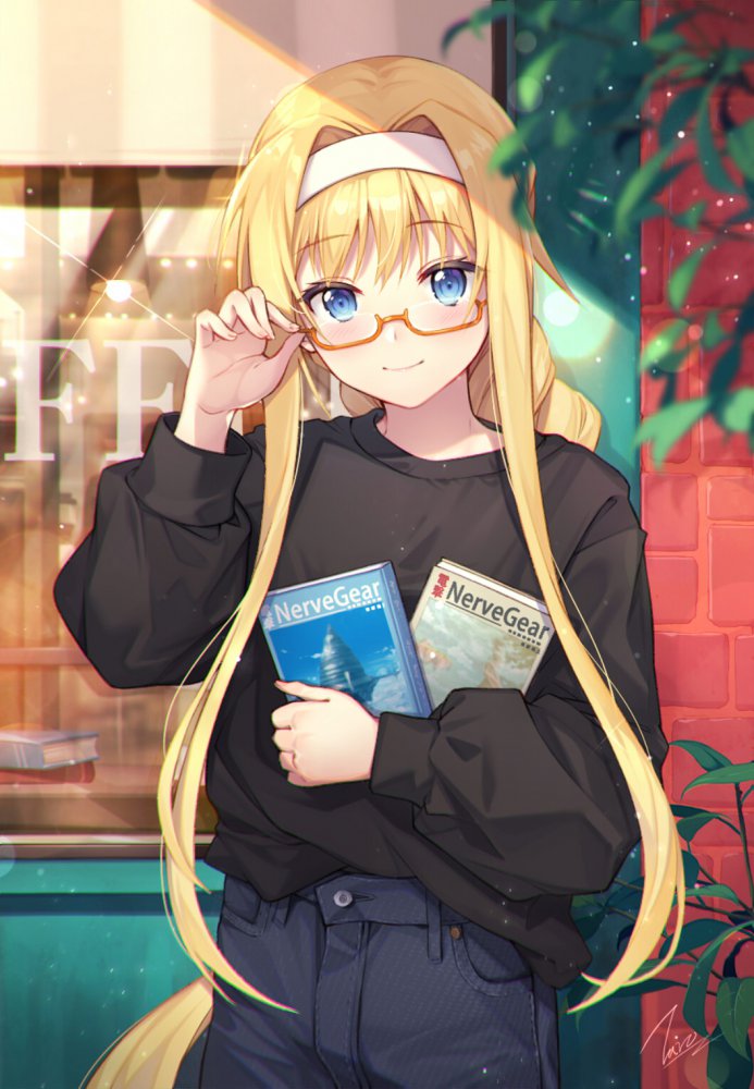 【二次】眼鏡女子画像